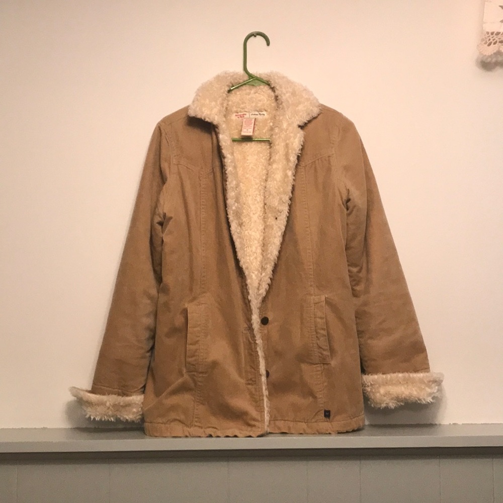 Abercrombie And Fitch Sherpa Lined Jacket - image 1
